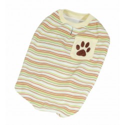 gestreept honden shirt in groen gestreept honden shirt in groen